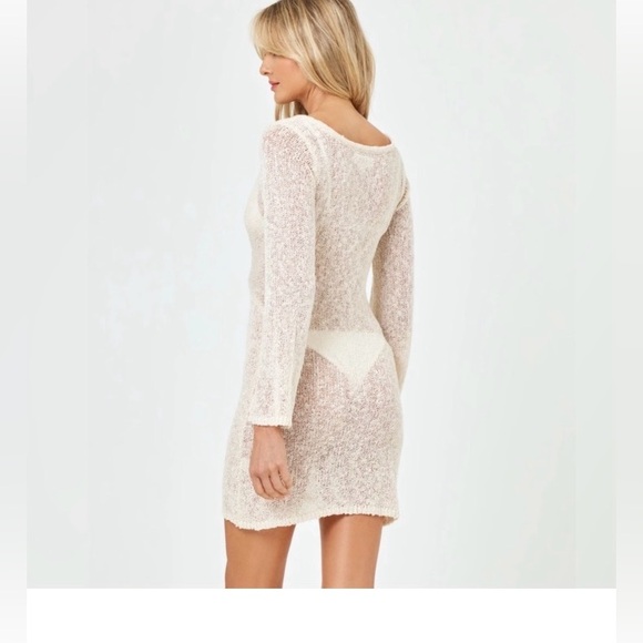 l*space Palisades Coverup - Cream Knit - Picture 3 of 12
